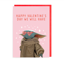 Load image into Gallery viewer, Grogu Valentine's Day Card | The Mandalorian