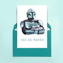 Load image into Gallery viewer, Mando & Grogu Card | The Mandalorian