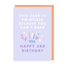Load image into Gallery viewer, Pointless First Birthday Card