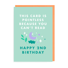 Load image into Gallery viewer, Pointless First Birthday Card