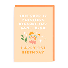 Load image into Gallery viewer, Pointless Second Birthday Card
