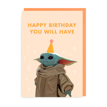 Load image into Gallery viewer, Grogu Birthday Card | The Mandalorian