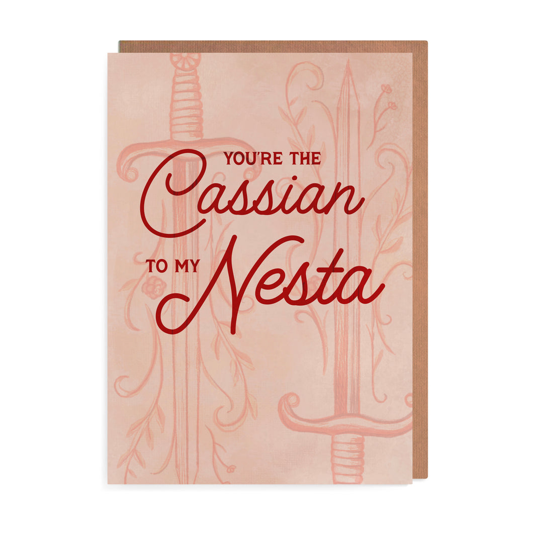 Nesta and Cassian Card | A Court of Thorns and Roses | ACOTAR