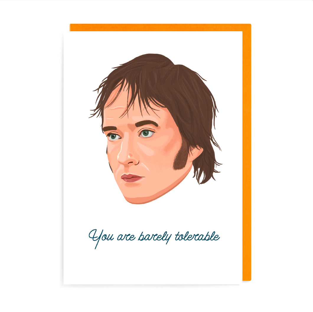 Mr Darcy Tolerable Card | Pride and Prejudice