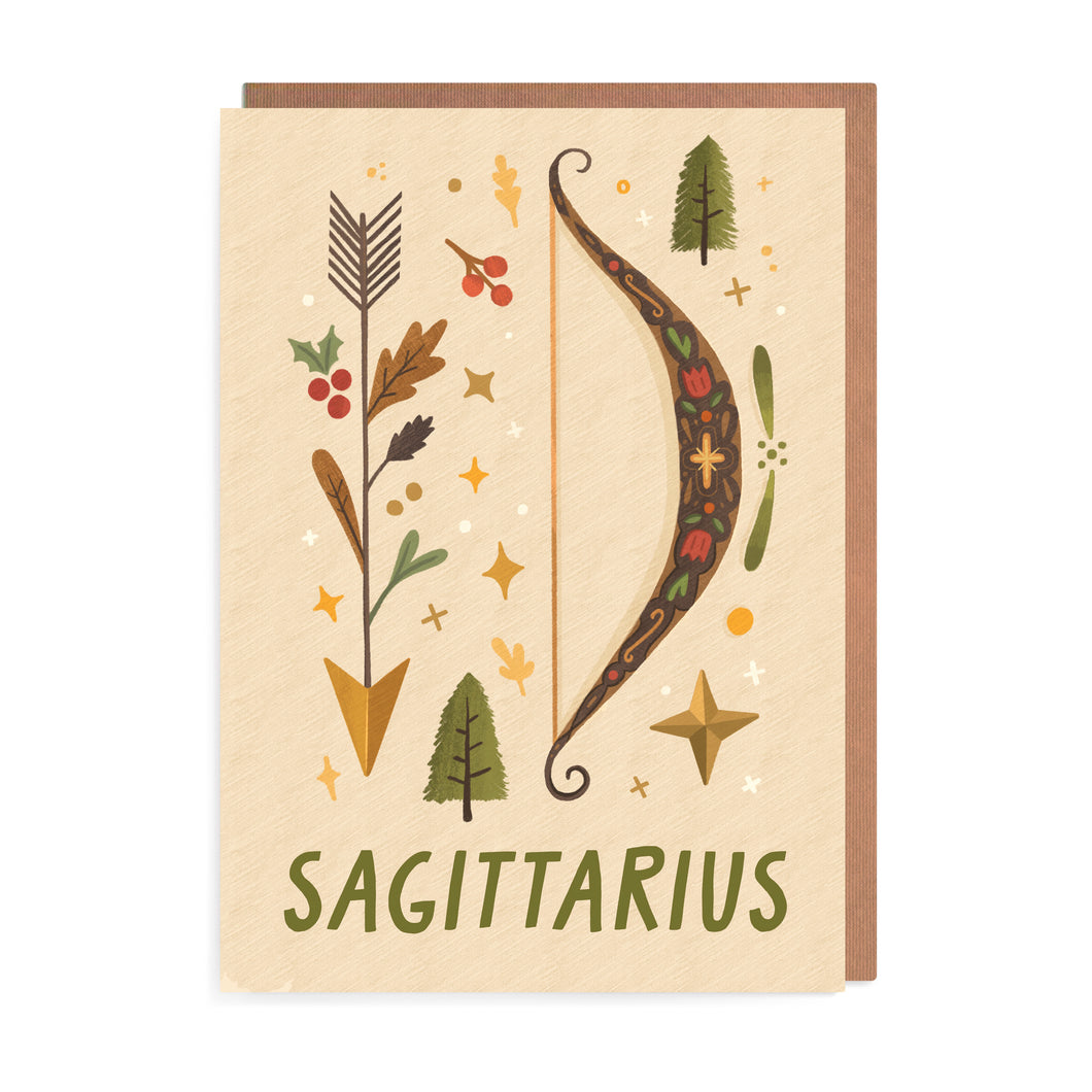 Sagittarius Birthday Card | Star Sign