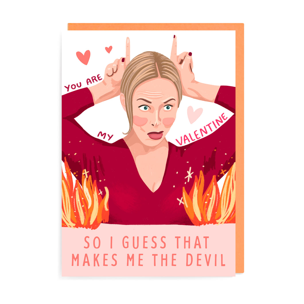 Jan Devil Valentine's Day Card | The Office