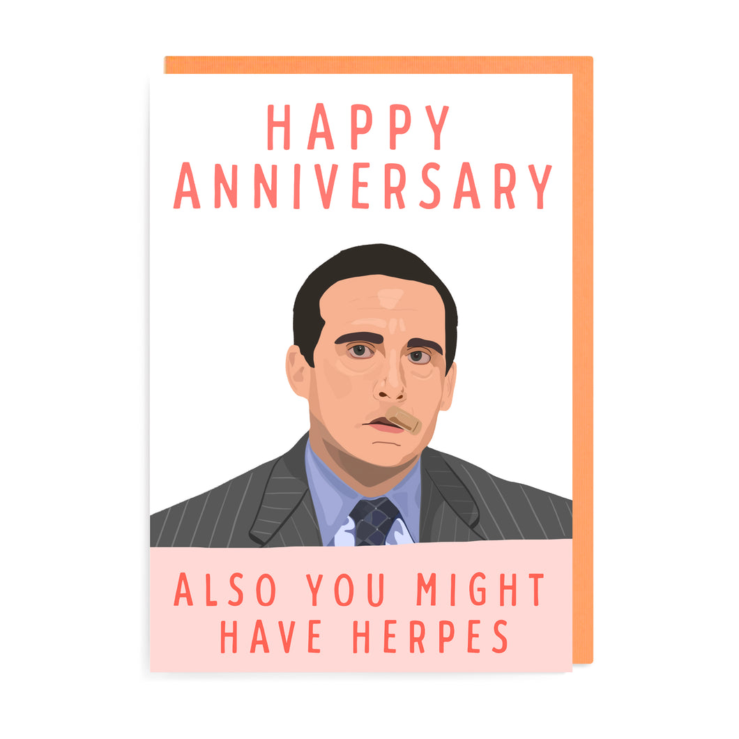 Michael Herpes Anniversary Card | The Office
