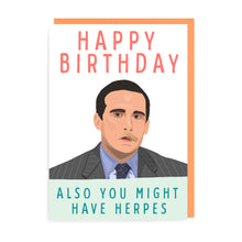 Load image into Gallery viewer, Michael Herpes Christmas Card | The Office
