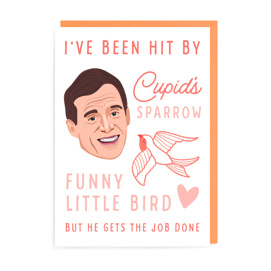 Michael and Cupid's Sparrow Card | The Office
