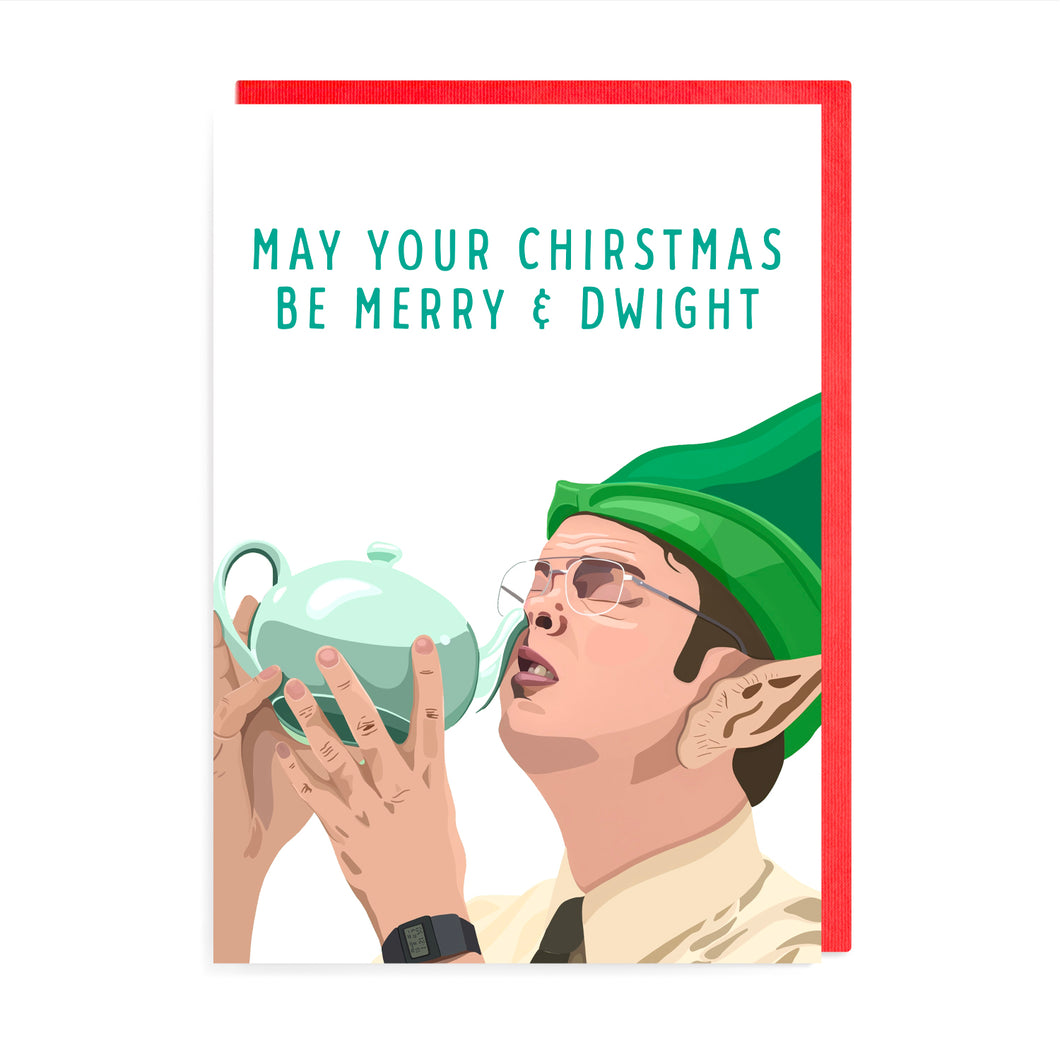 Merry & Dwight Christmas Card | The Office