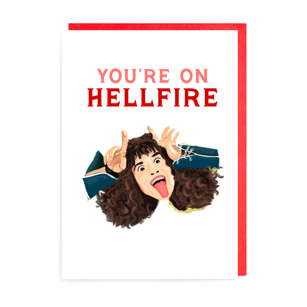 Eddie's Hellfire Card | Stranger Things