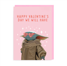 Load image into Gallery viewer, Grogu Valentine&#39;s Day Card | The Mandalorian
