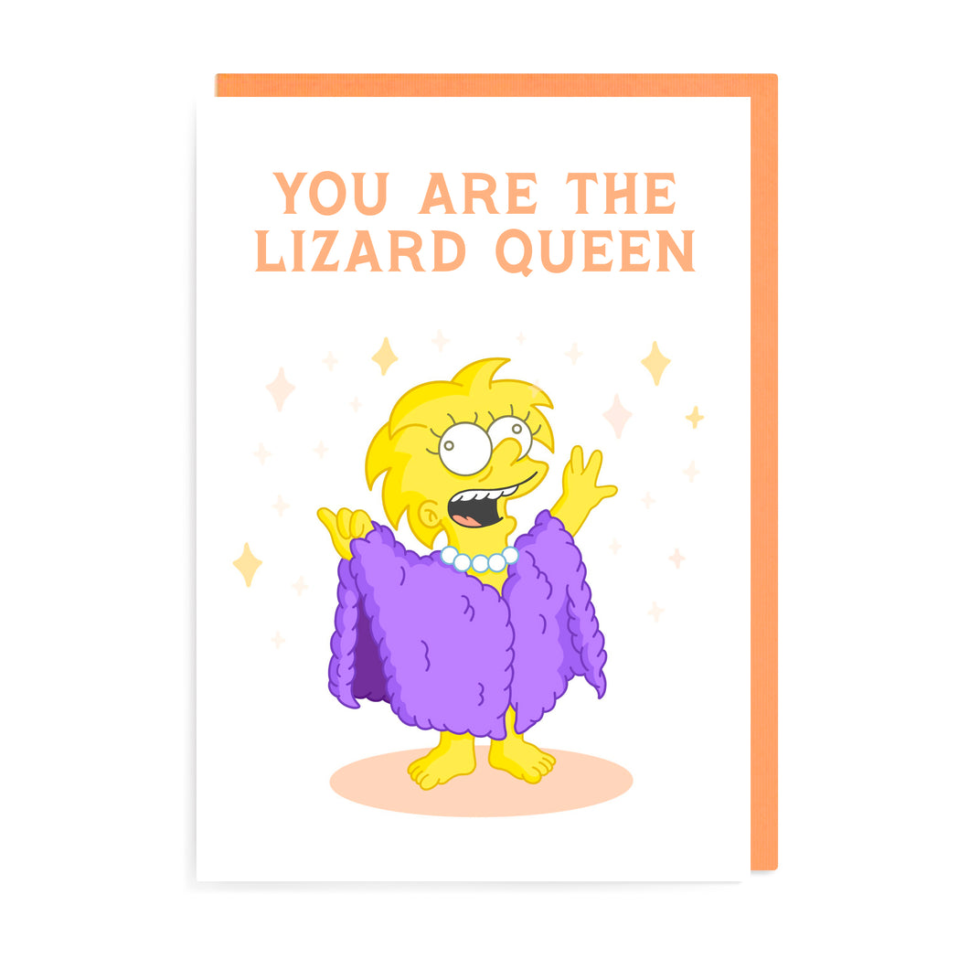 Lisa Lizard Queen Card | The Simpsons