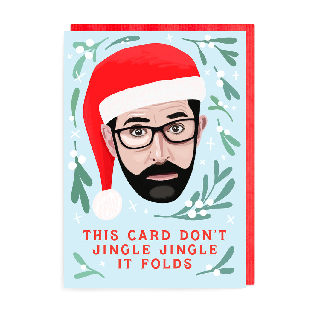 Louis Theroux Jingle Christmas Card