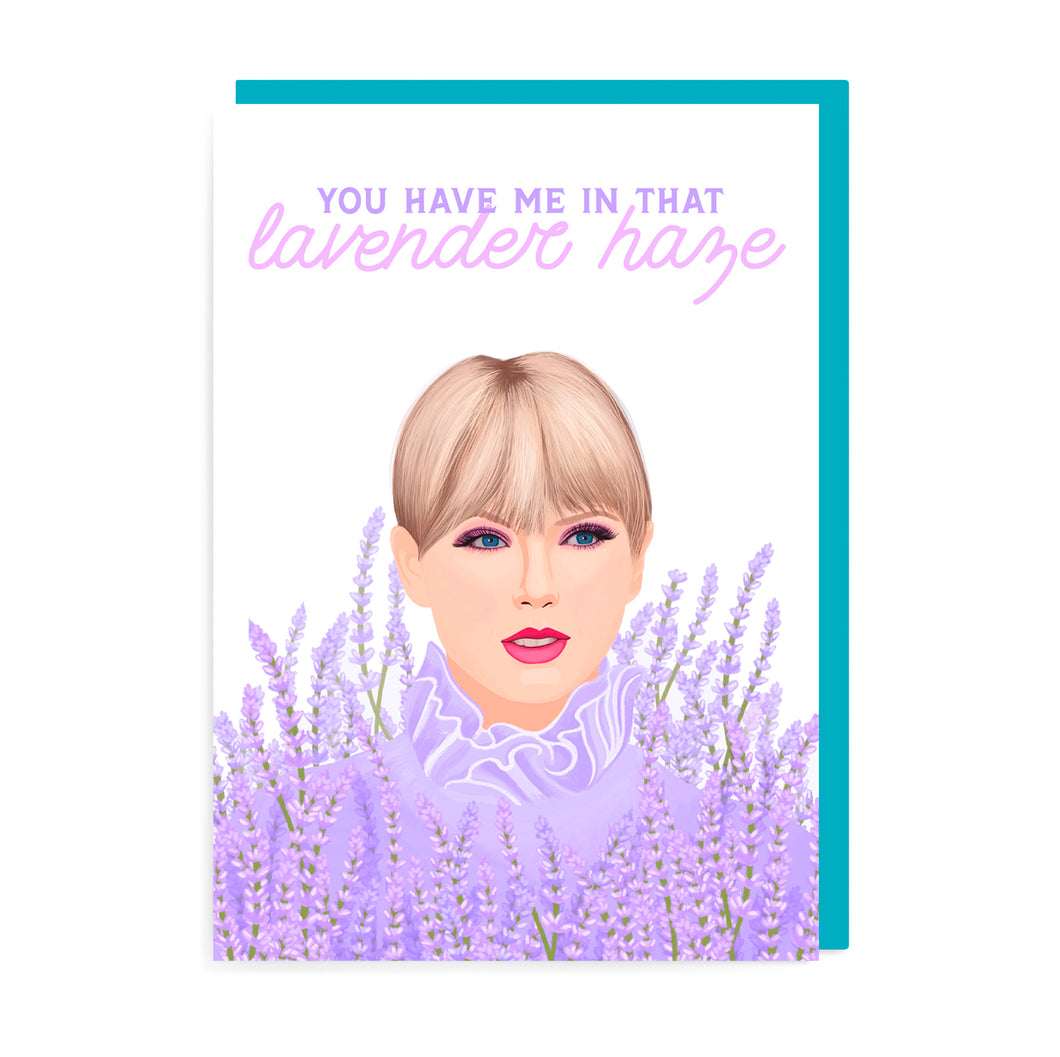 Taylor Swift Lavender Haze Card