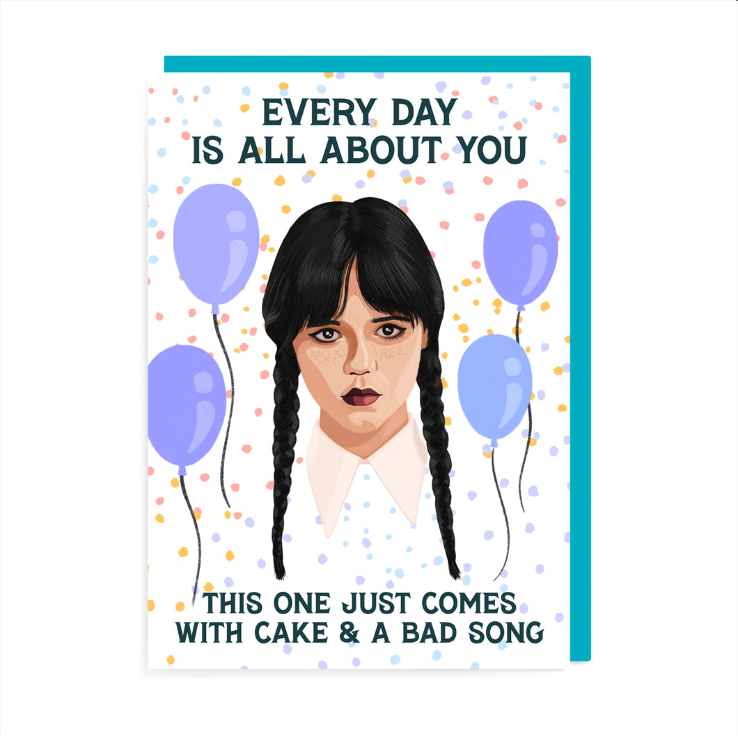 Wednesday's Birthday Card