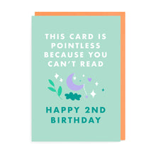 Load image into Gallery viewer, Pointless First Birthday Card
