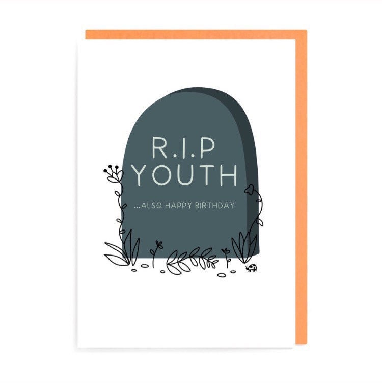 RIP Youth Birthday Card