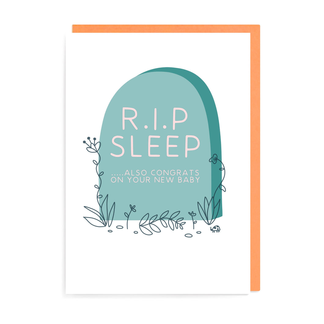 RIP Sleep Baby Card