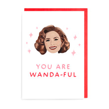 Load image into Gallery viewer, Wanda-ful Vintage Card | Marvel
