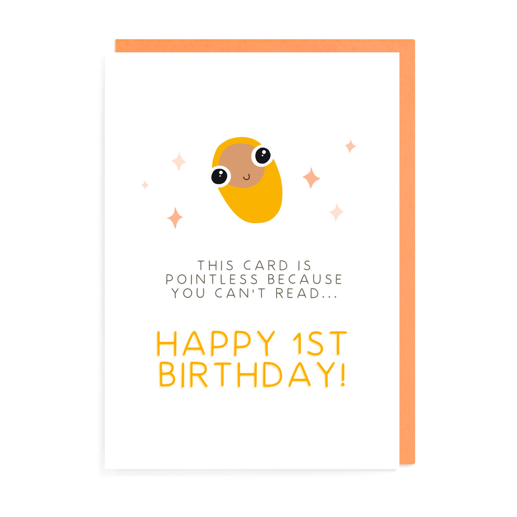 Bean Baby Card | Pointless First Birthday