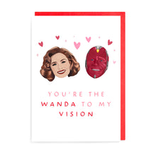 Load image into Gallery viewer, Wanda to my Vision Card | Marvel
